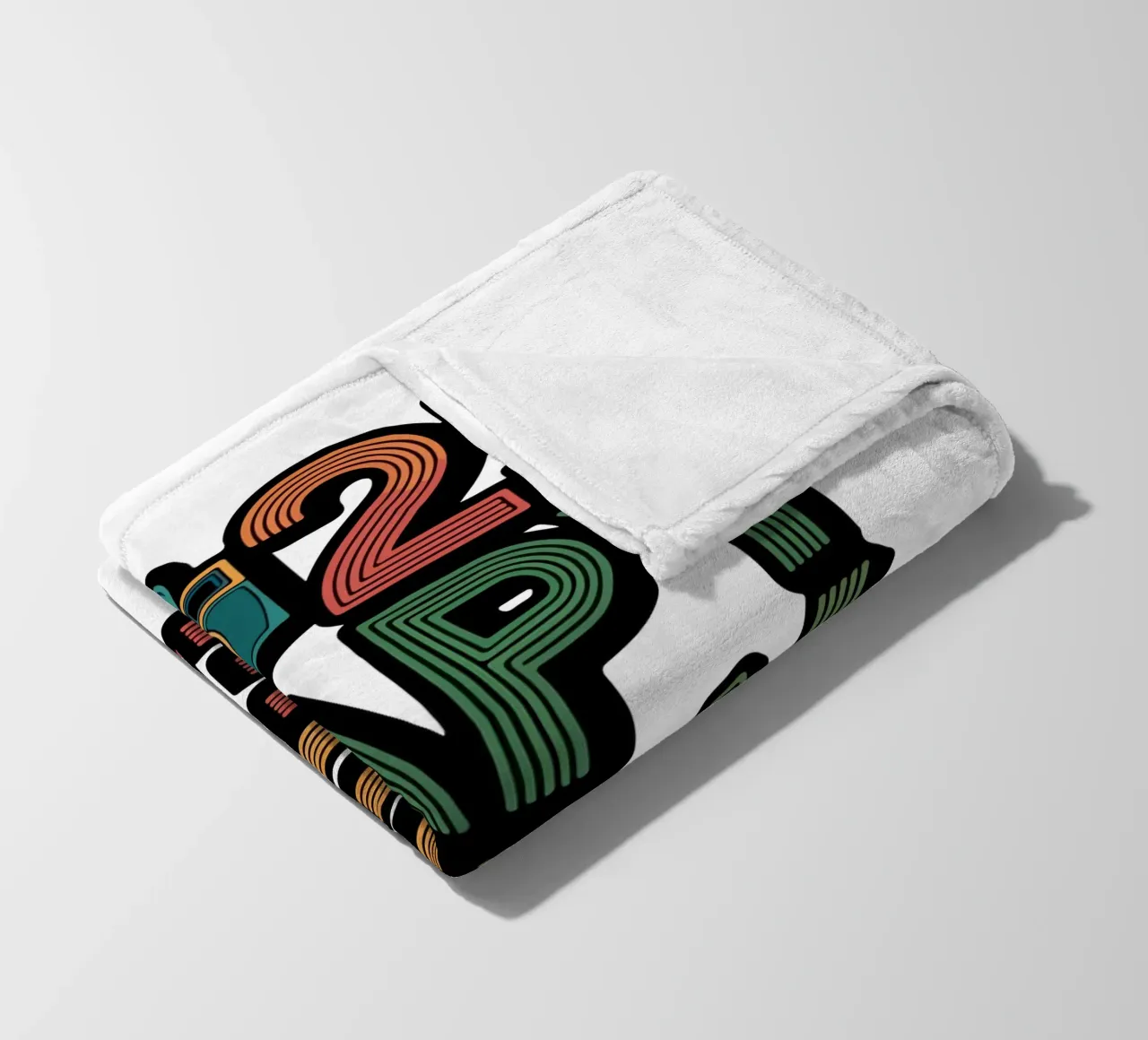 2025 Happy New Year coperta in pile da edsonramosart