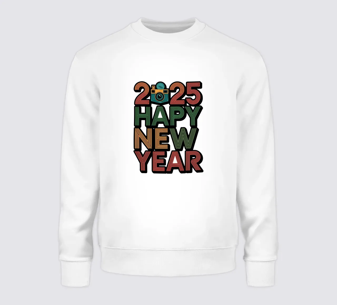 2025 Happy New Year felpa da edsonramosart