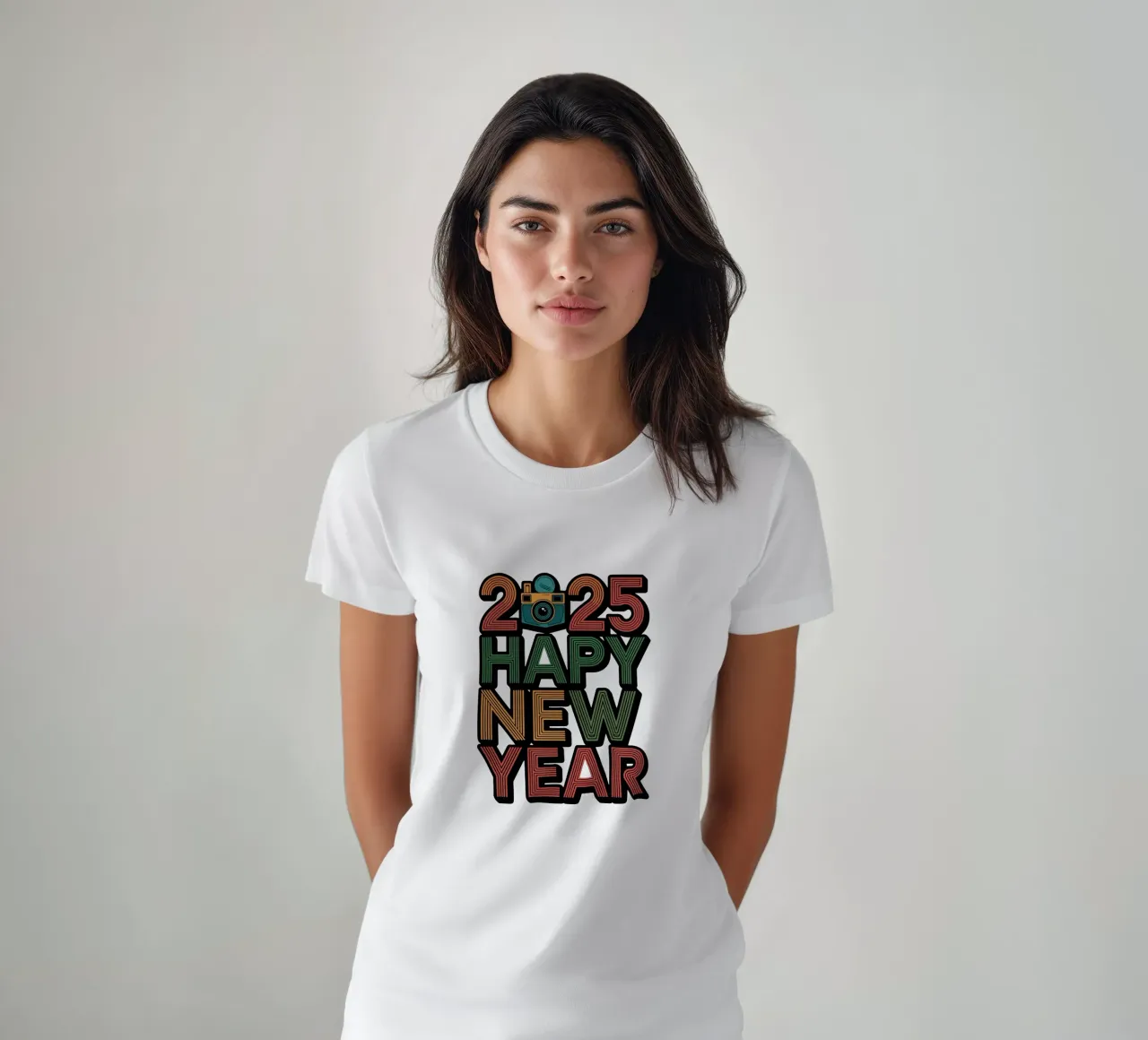 2025 Happy New Year t-shirt da edsonramosart