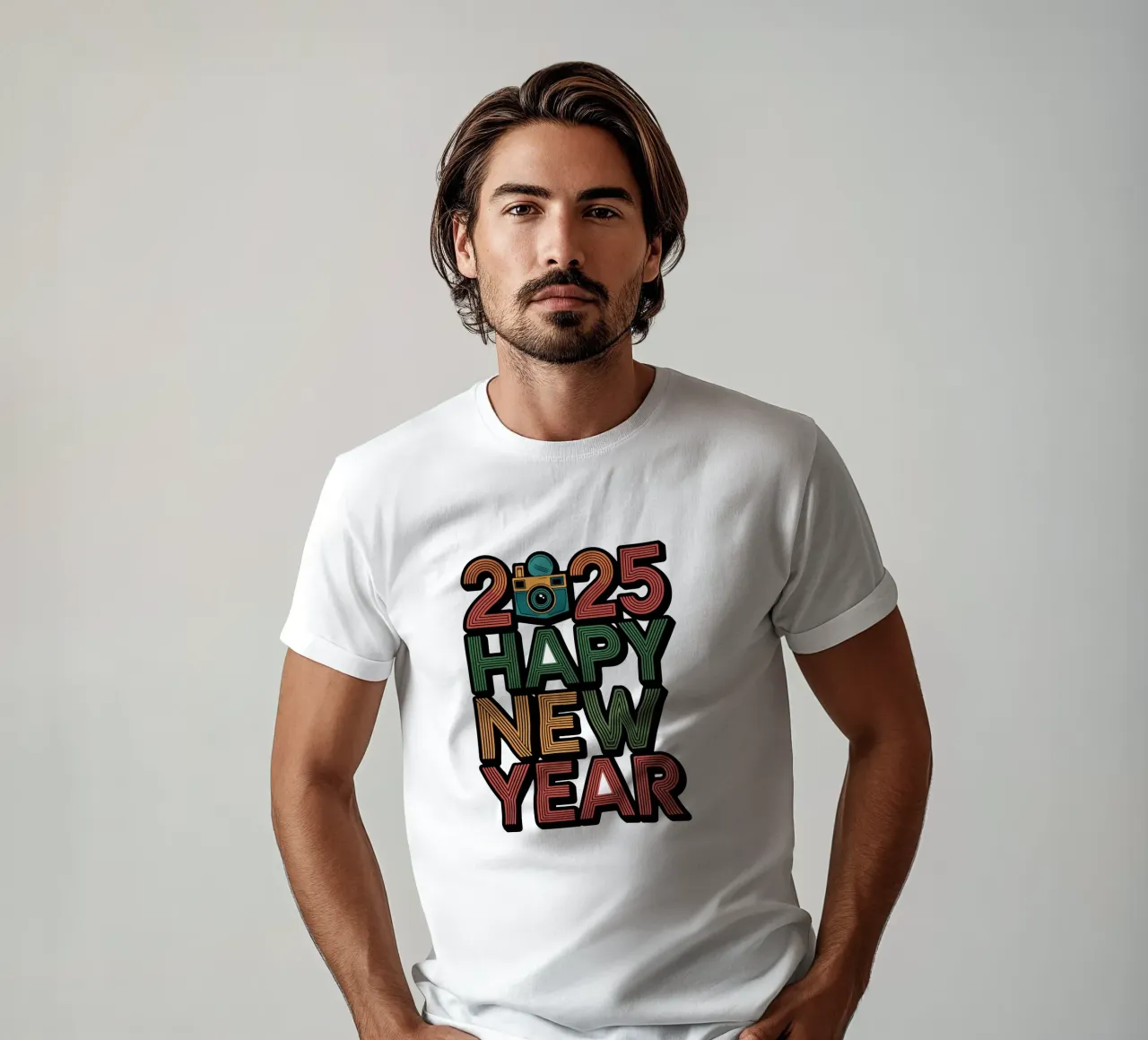 2025 Happy New Year t-shirt da edsonramosart