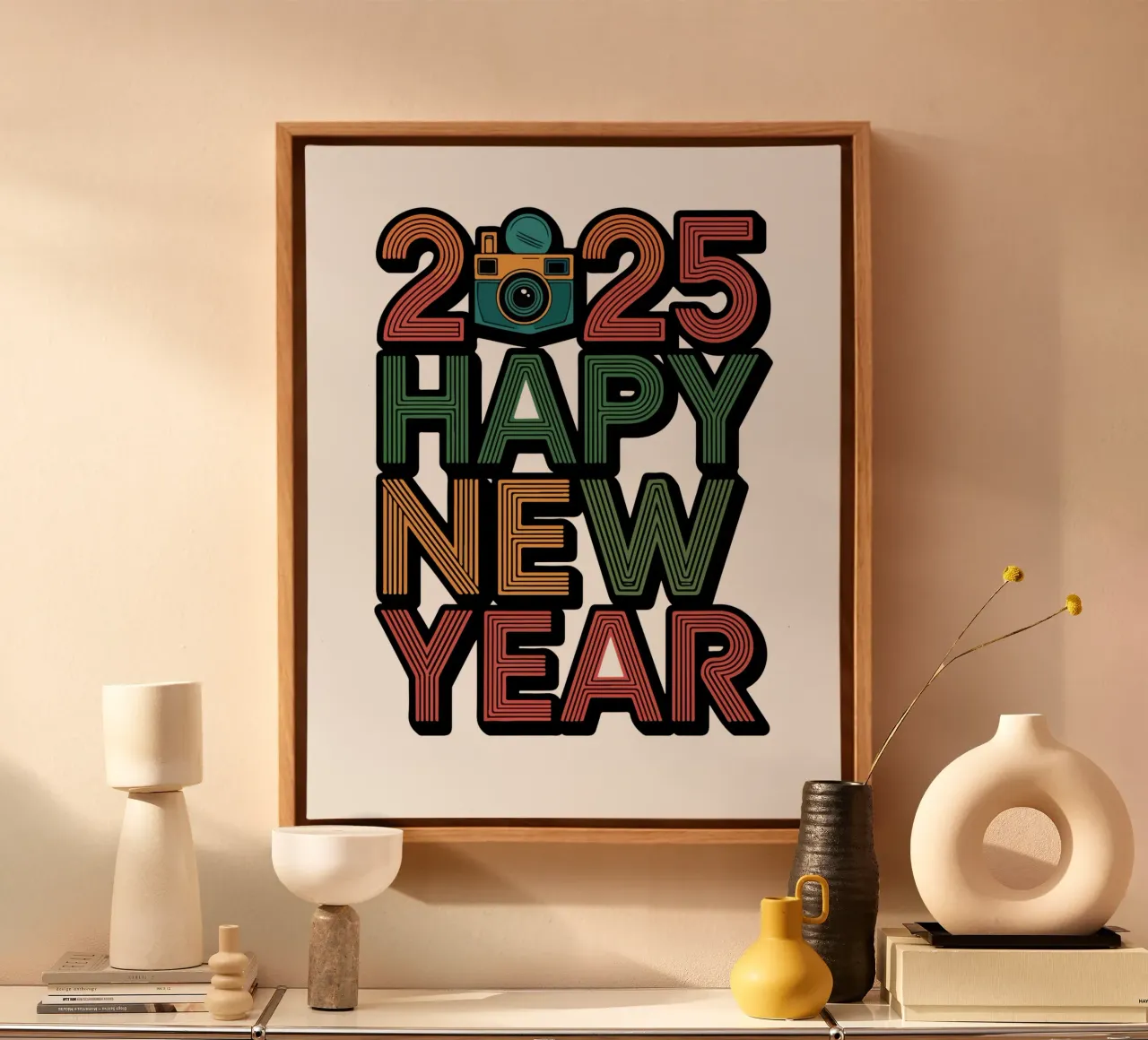2025 Happy New Year canvas by edsonramosart