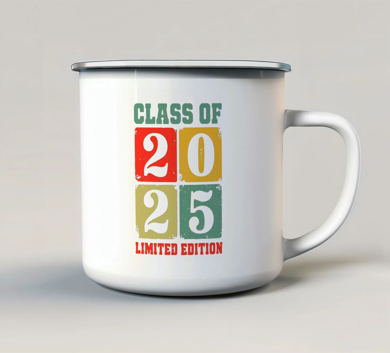 Class of 2025 Limited Edition tazza in smalto da edsonramosart