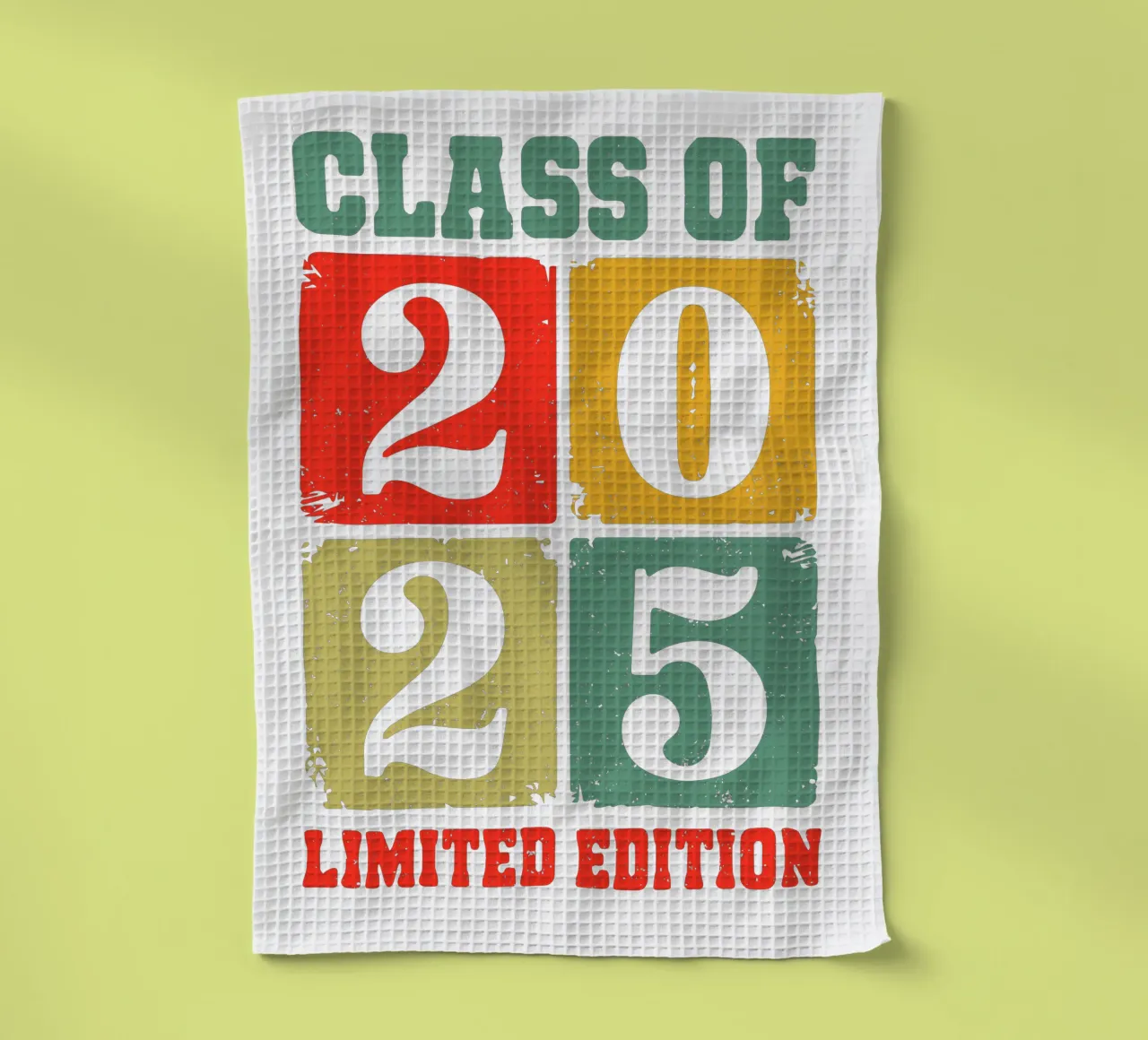 Class of 2025 Limited Edition canovaccio da cucina da edsonramosart
