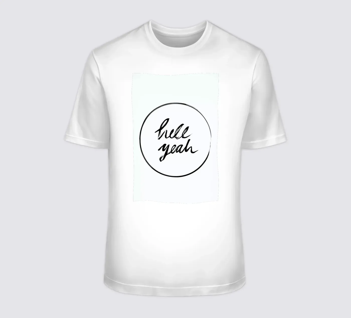 Hell Yeah t-shirt van petiteCAPS