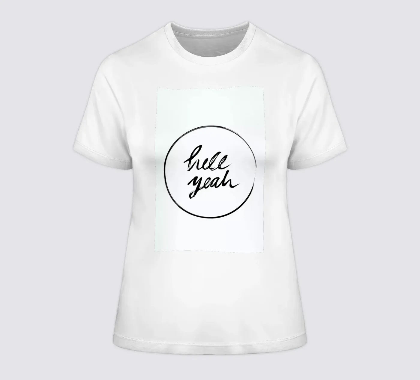 Hell Yeah t-shirt da donna da petiteCAPS