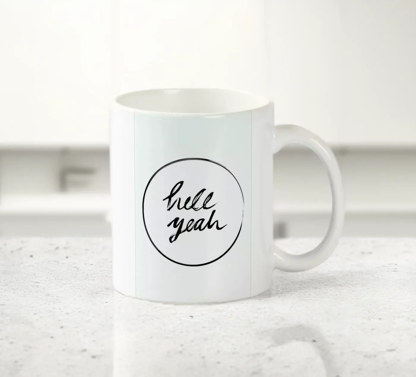 Hell Yeah ceramic mug by petiteCAPS