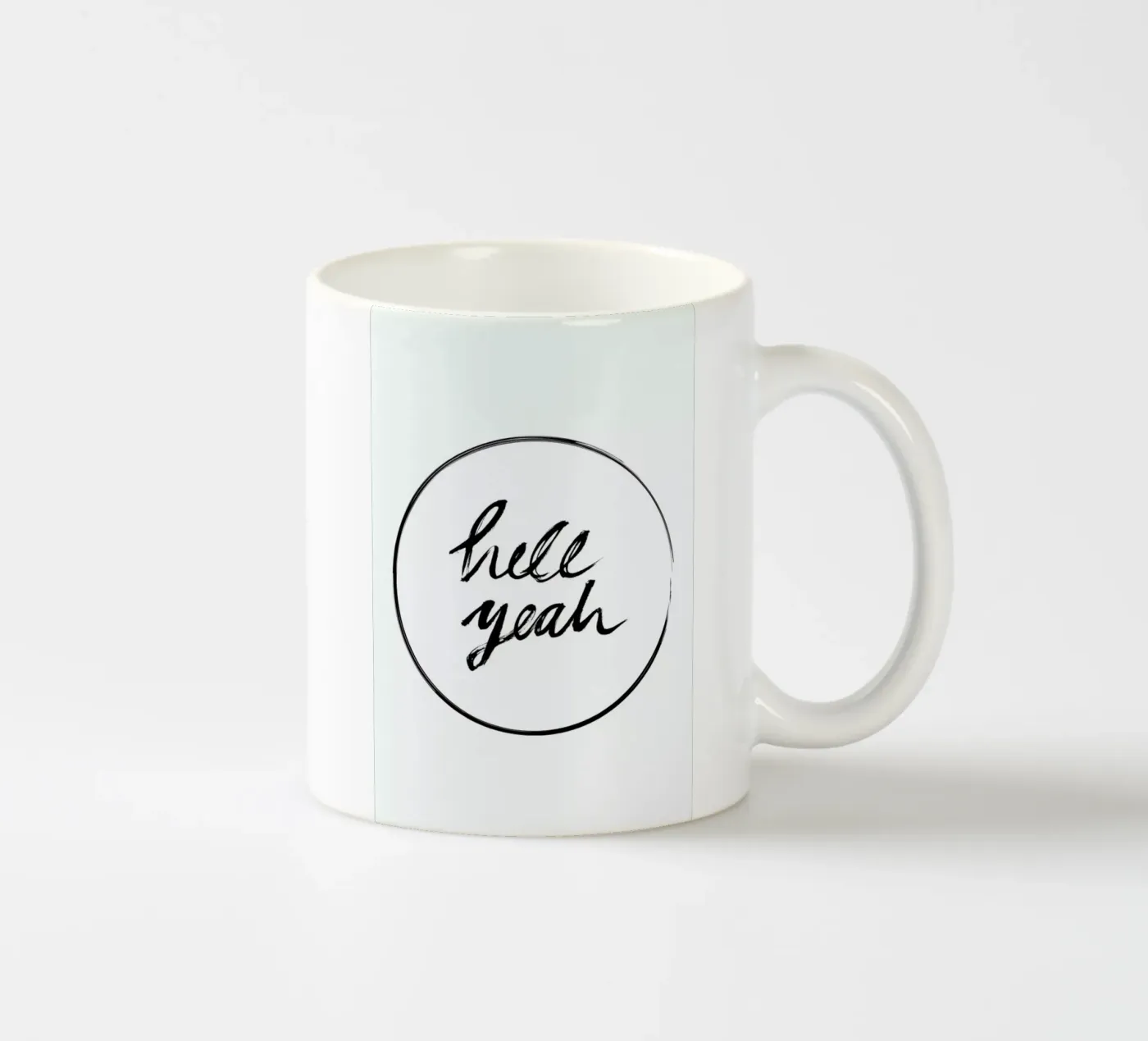Hell Yeah ceramic mug by petiteCAPS