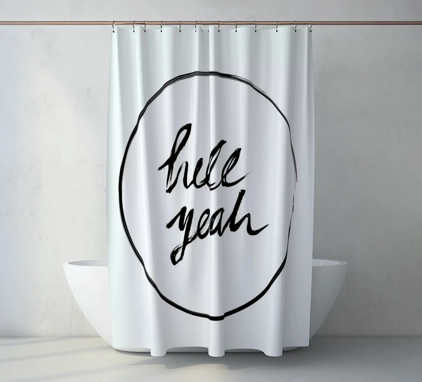 Hell Yeah Duschvorhang von petiteCAPS