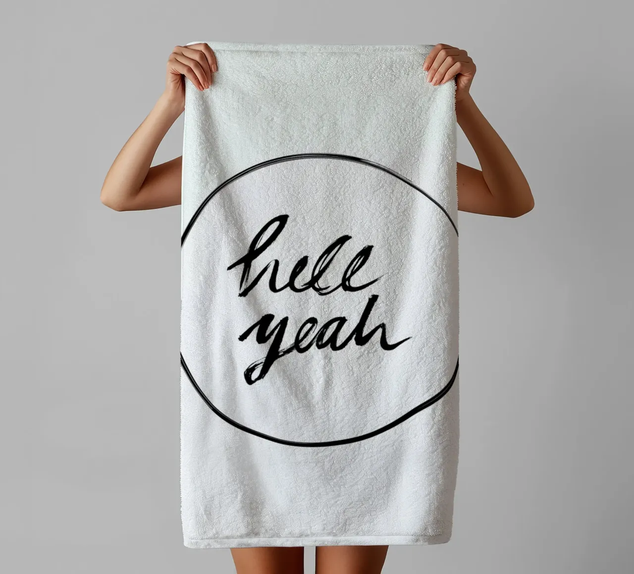 Hell Yeah Handtuch von petiteCAPS