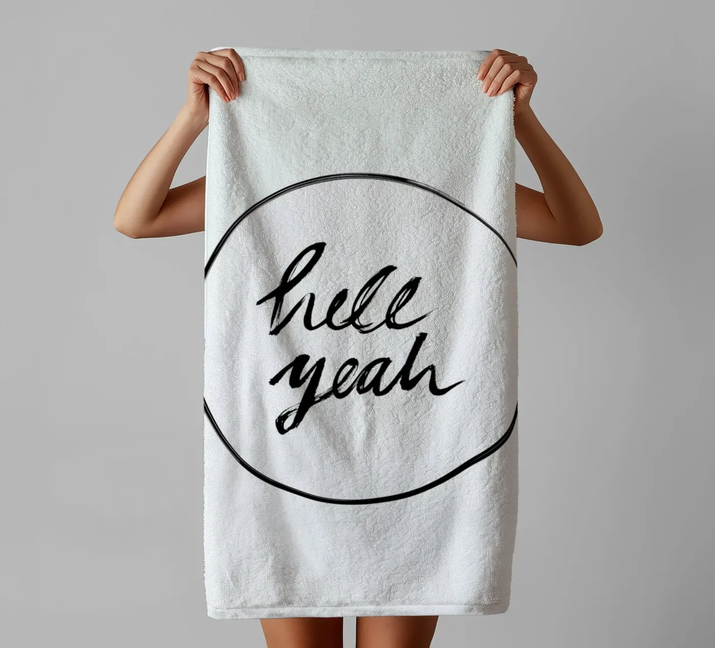 Hell Yeah badhanddoek van petiteCAPS