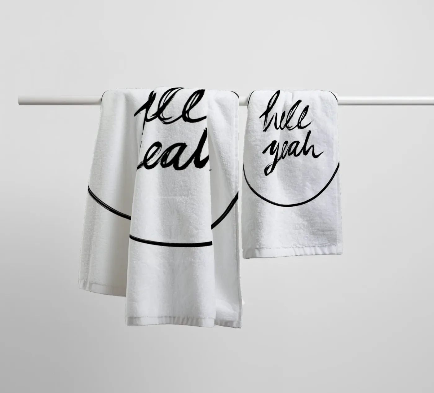 Hell Yeah Handtuch von petiteCAPS