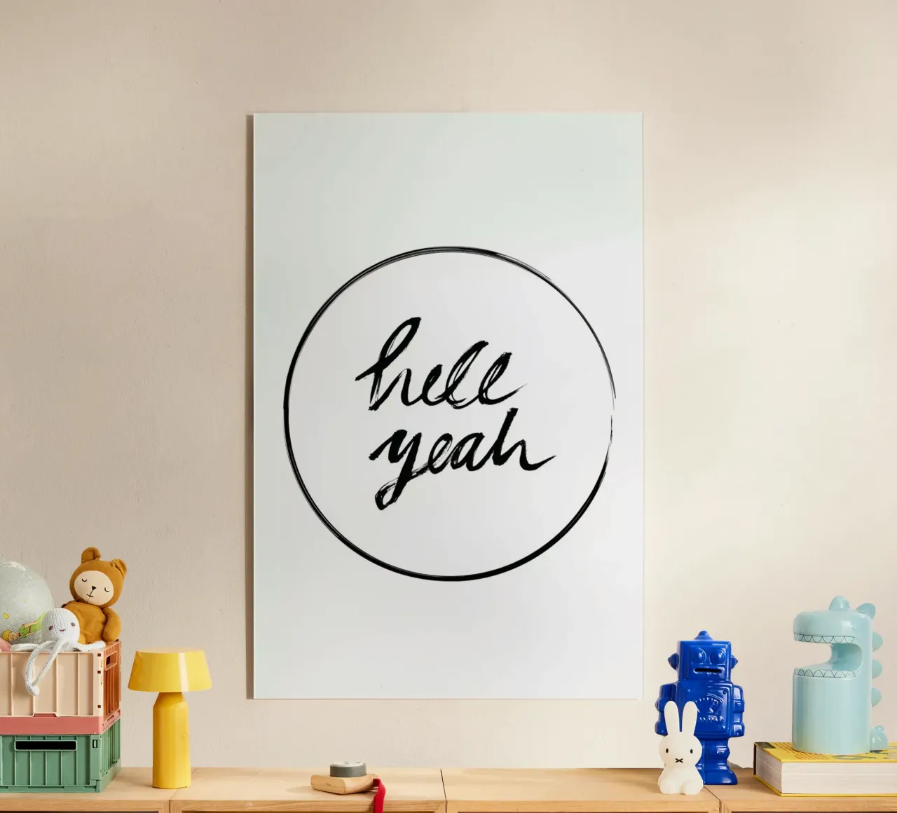 Hell Yeah Acryl-Glas von petiteCAPS
