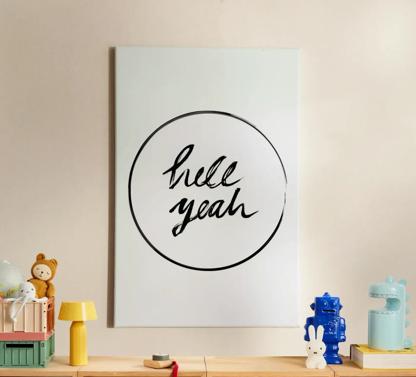 Hell Yeah toile de petiteCAPS