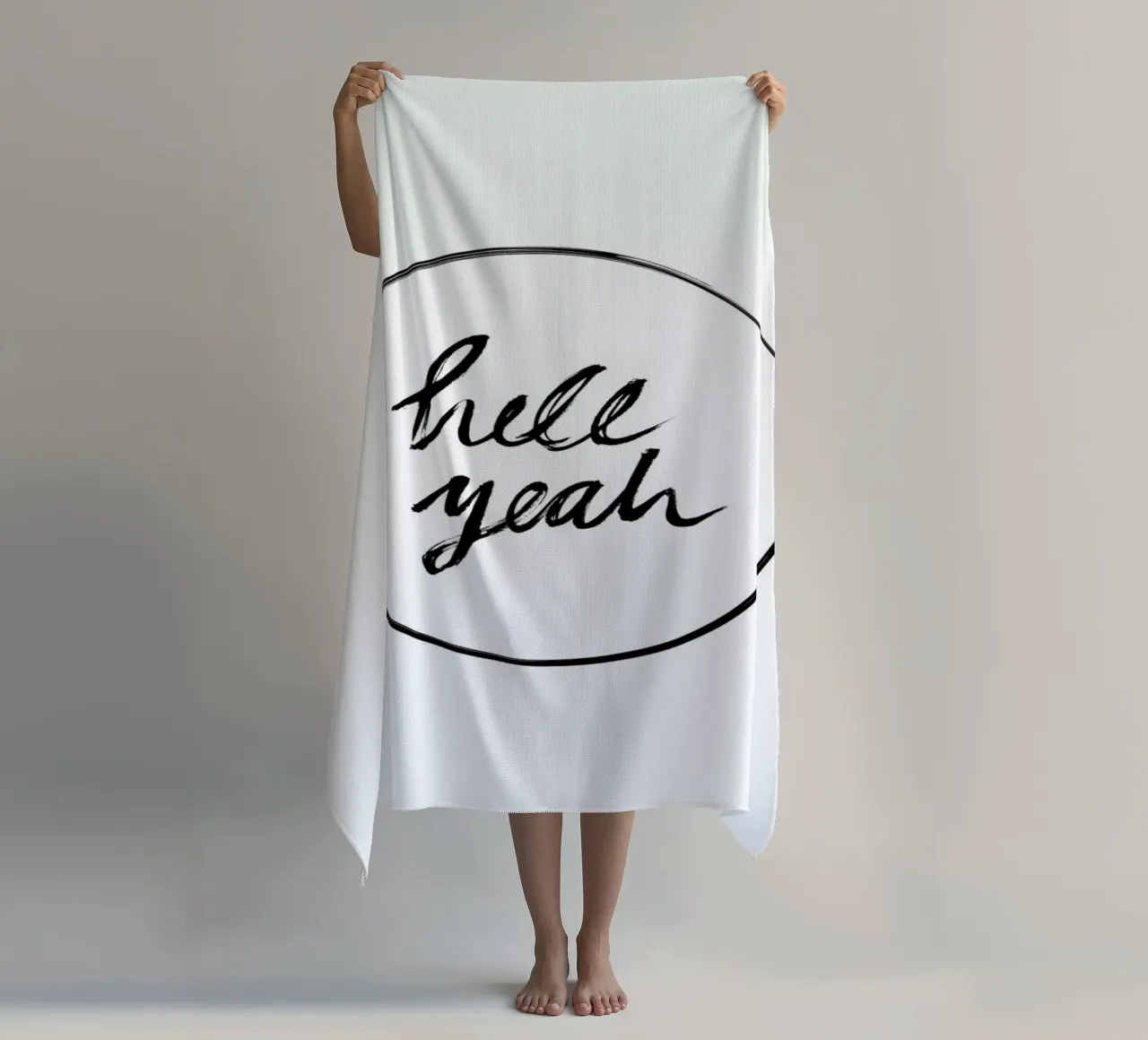 Hell Yeah Strandtuch von petiteCAPS