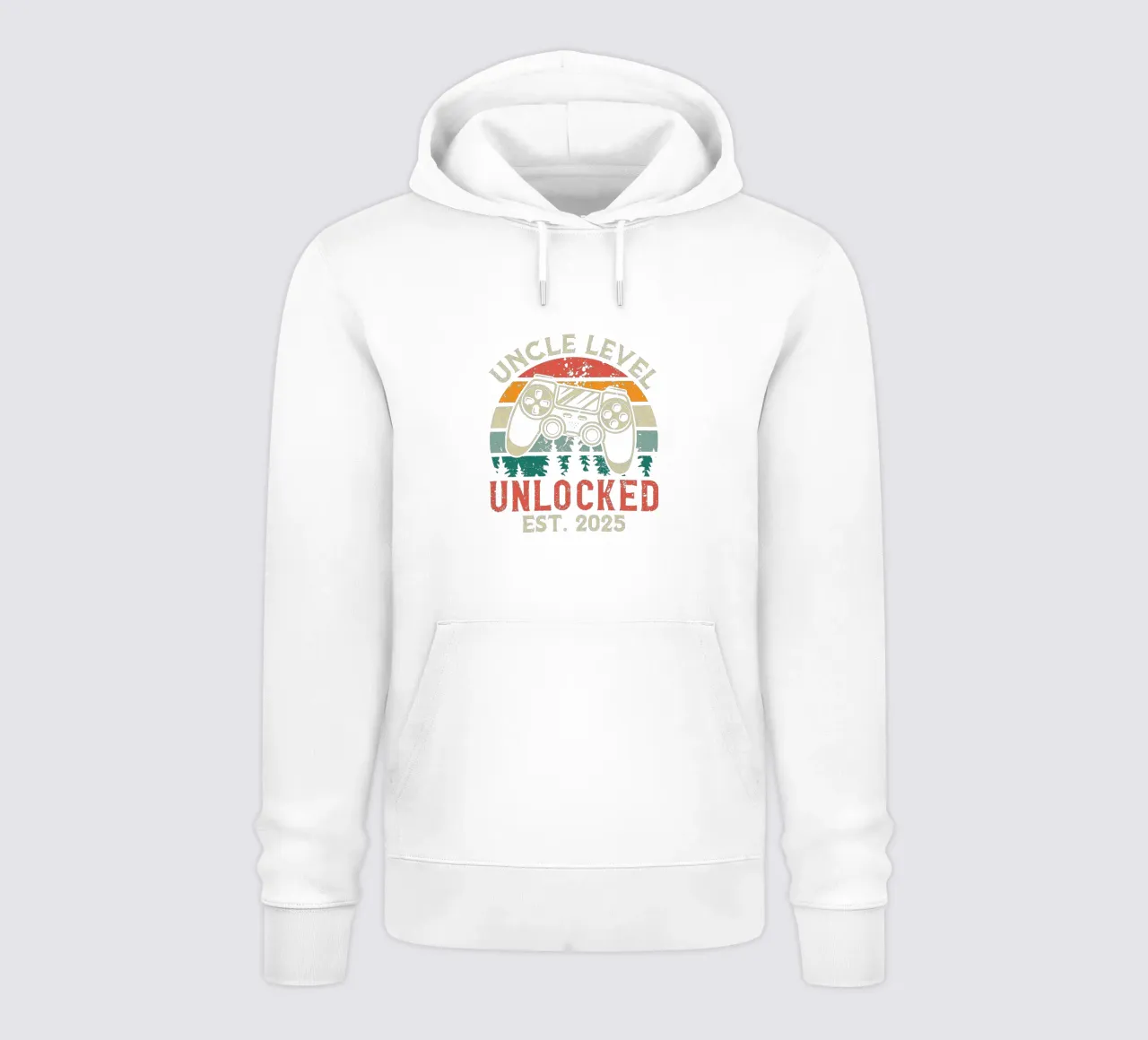 Uncle Level Unlocked Est. 2025 sudadera con capucha de edsonramosart