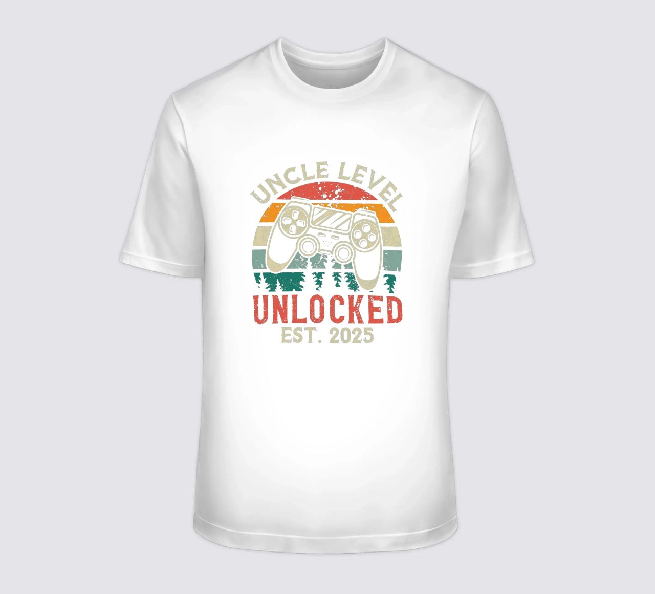 Uncle Level Unlocked Est. 2025 t-shirt da edsonramosart