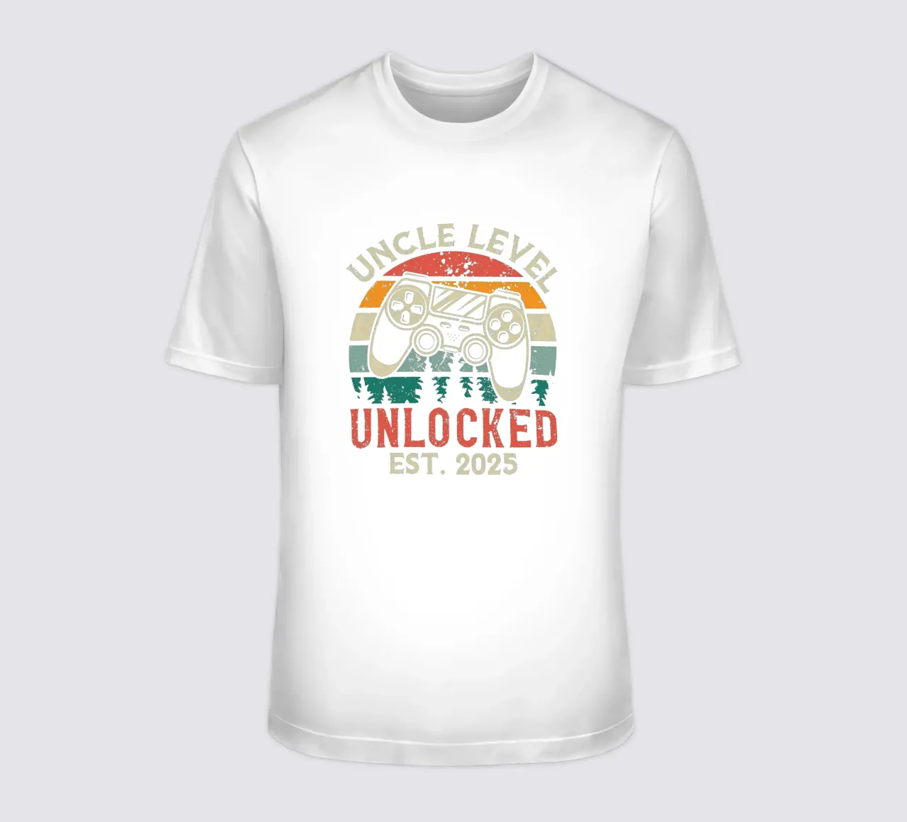 Uncle Level Unlocked Est. 2025 t-shirt da edsonramosart