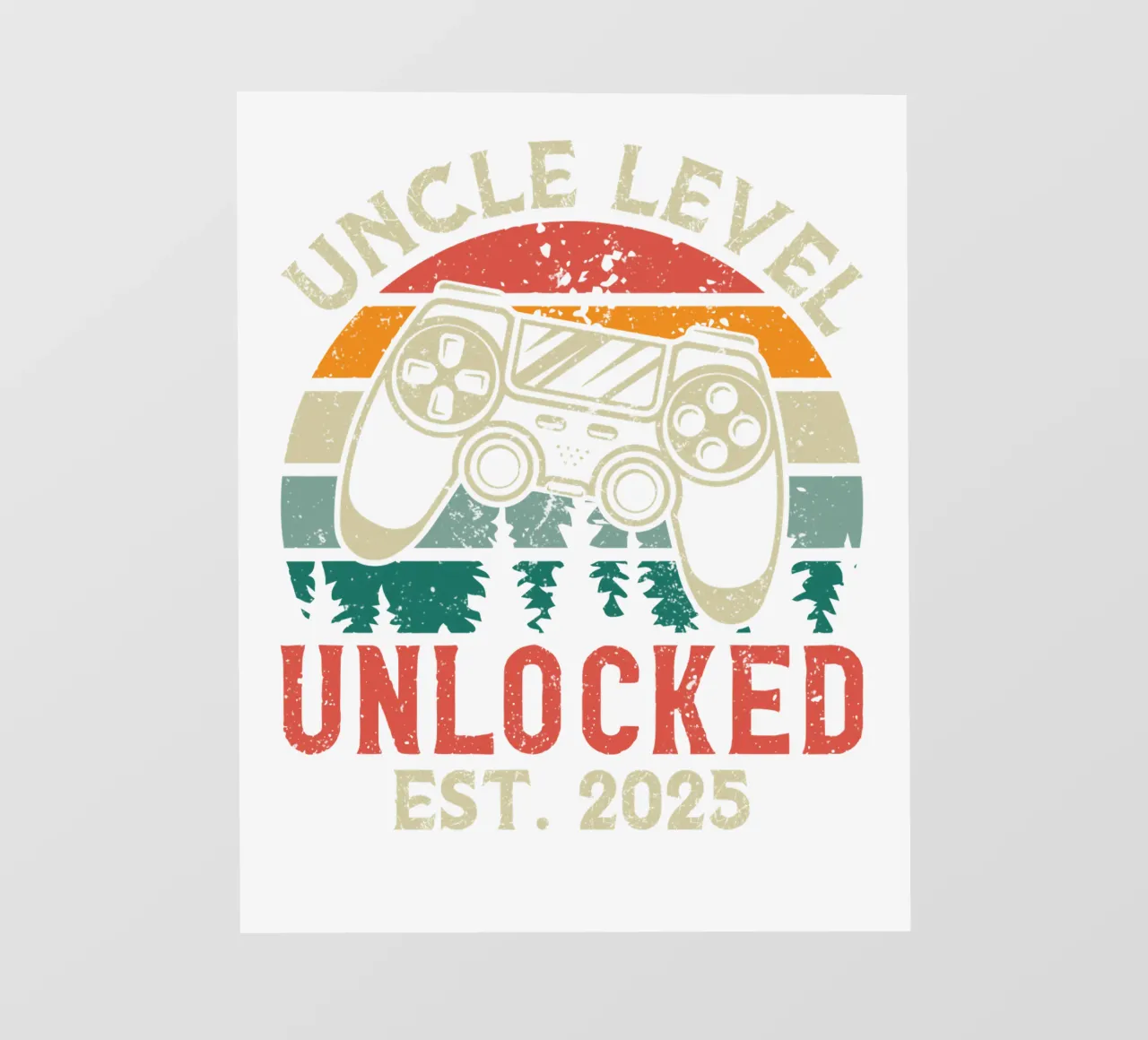 Uncle Level Unlocked Est. 2025 telo in pvc da edsonramosart