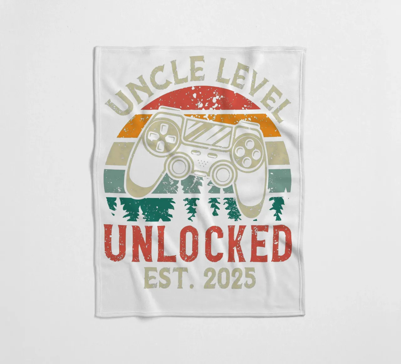 Uncle Level Unlocked Est. 2025 coperta in pile da edsonramosart