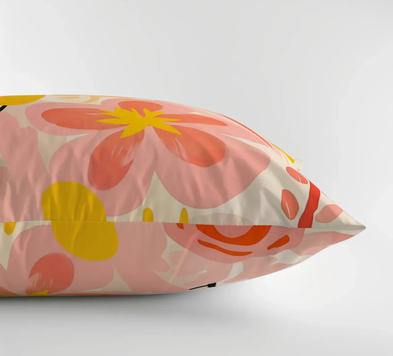 The lightness of being in summer | Floral pattern decorative cushion by Autofocus