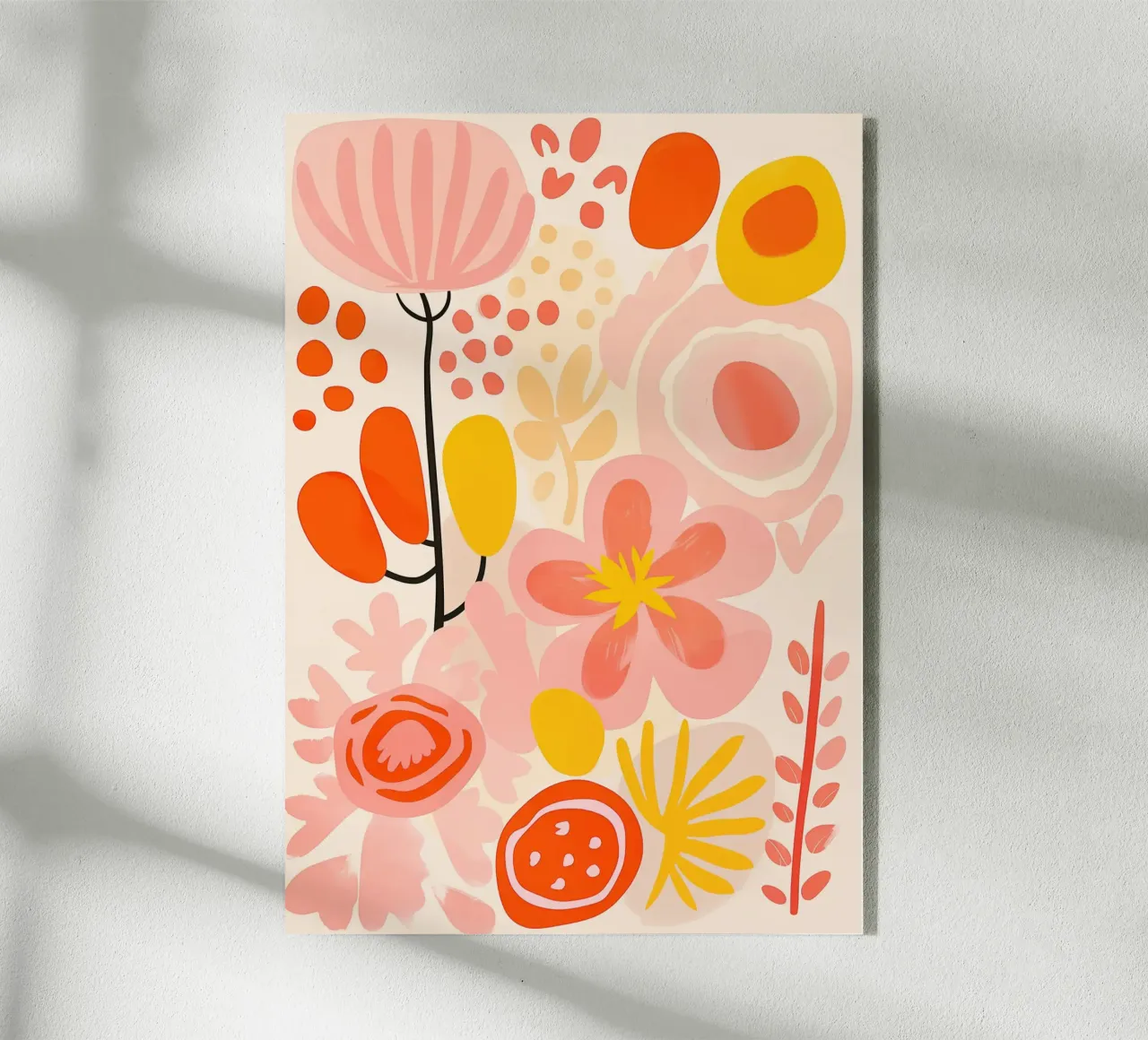 The lightness of being in summer | Floral pattern acrylic glass by Autofocus