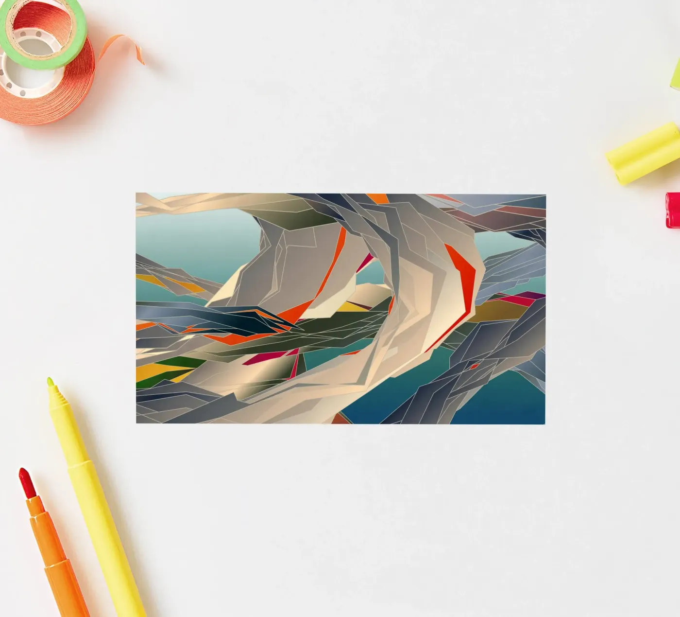 Atlantis sticker van Angelo Cerantola