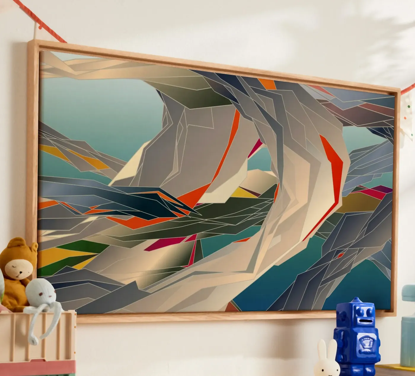 Atlantis canvas van Angelo Cerantola