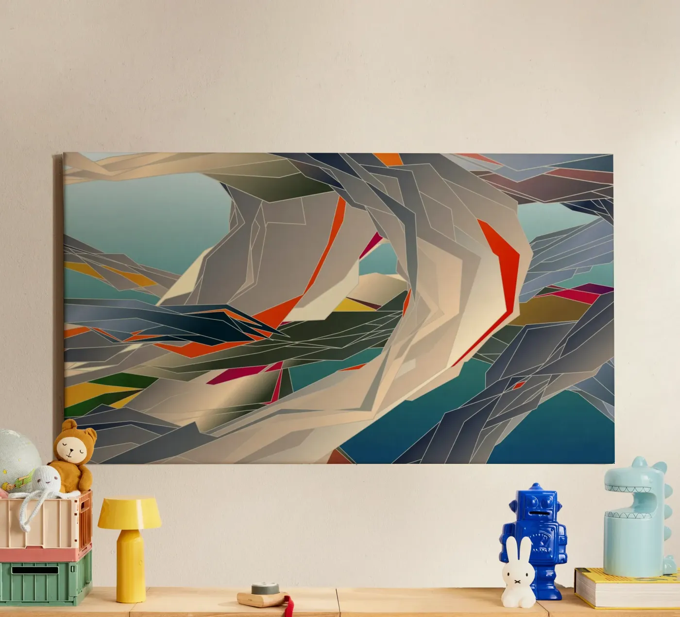 Atlantis canvas van Angelo Cerantola