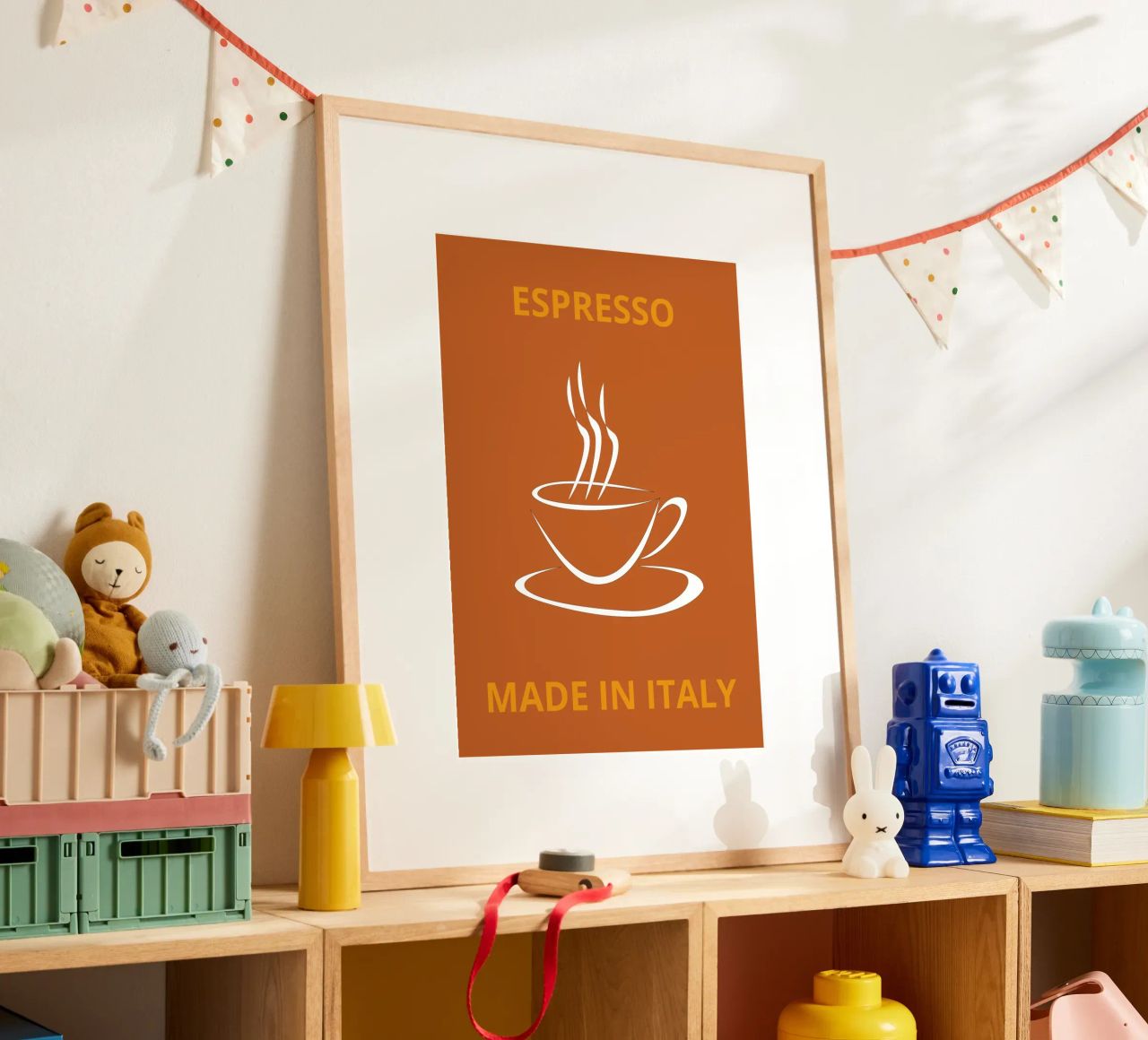 ESPRESSO MADE IN ITALY Poster von LisaArtes