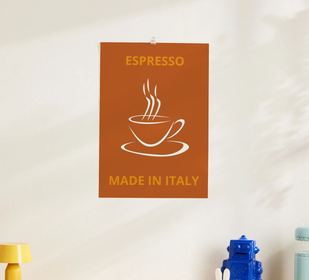 ESPRESSO MADE IN ITALY Poster von LisaArtes