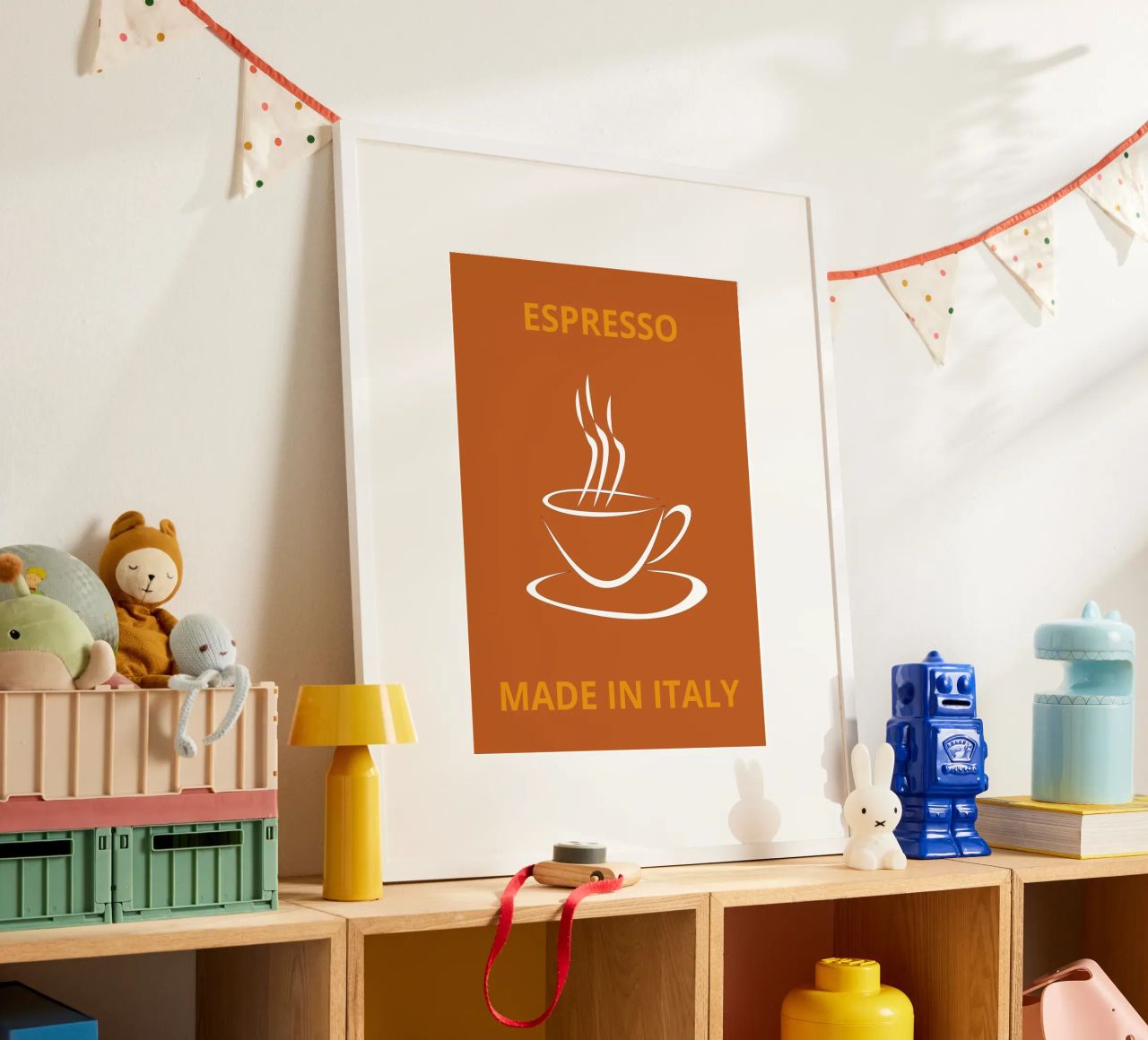 ESPRESSO MADE IN ITALY Poster von LisaArtes