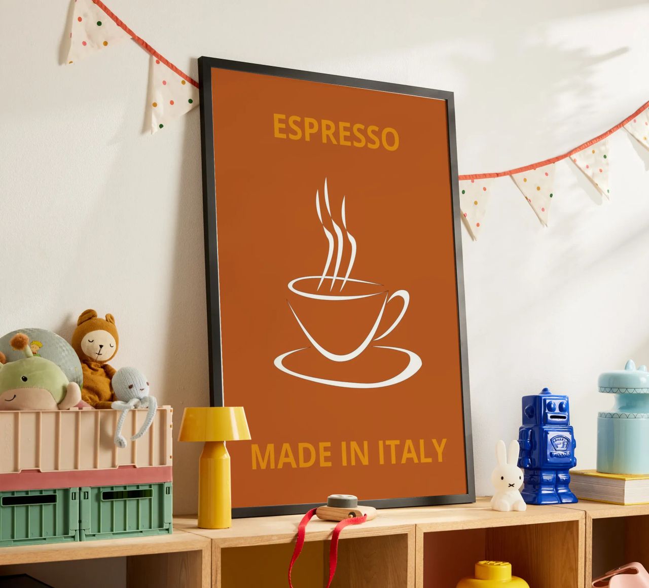 ESPRESSO MADE IN ITALY Poster von LisaArtes