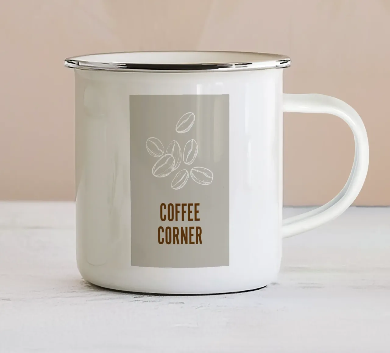 COFFEE CORNER tazza in smalto da LisaArtes