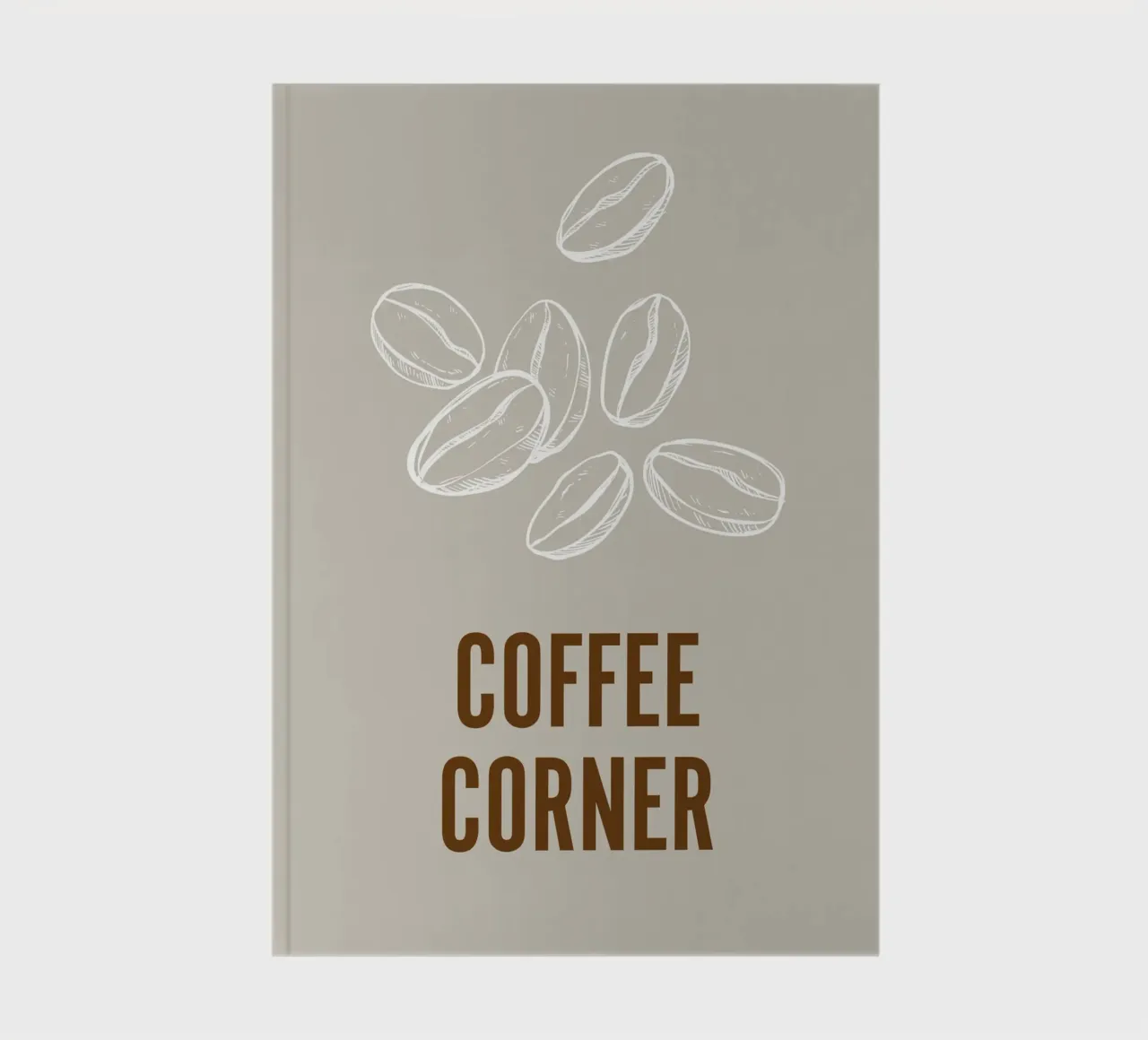 COFFEE CORNER notebook by LisaArtes