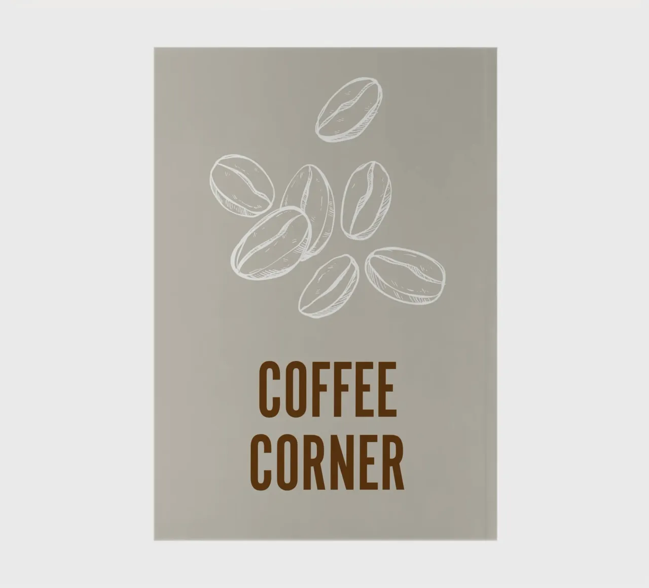COFFEE CORNER notebook by LisaArtes
