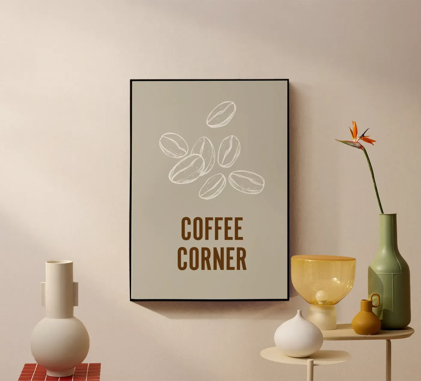 COFFEE CORNER acryl van LisaArtes