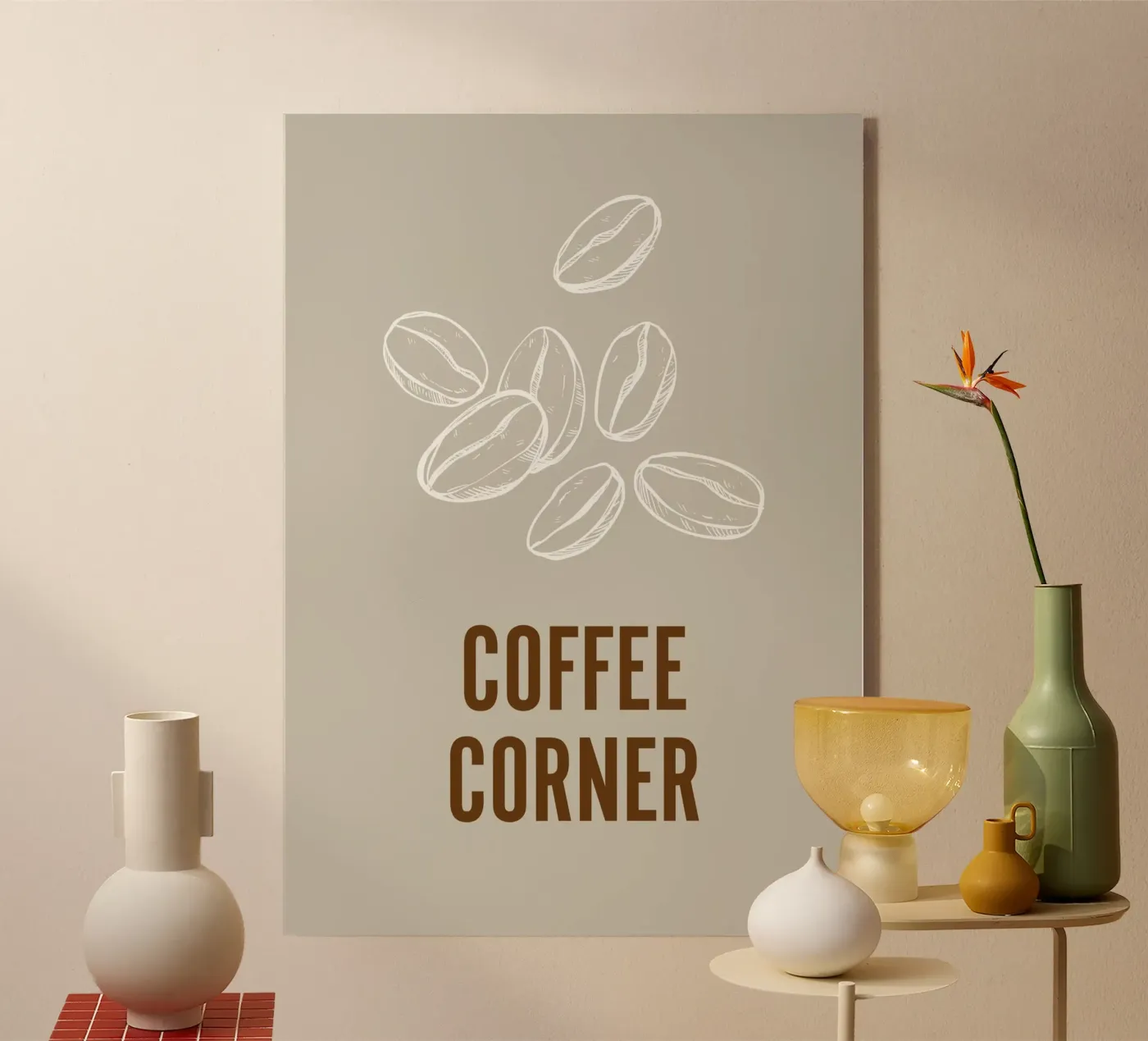 COFFEE CORNER acryl van LisaArtes