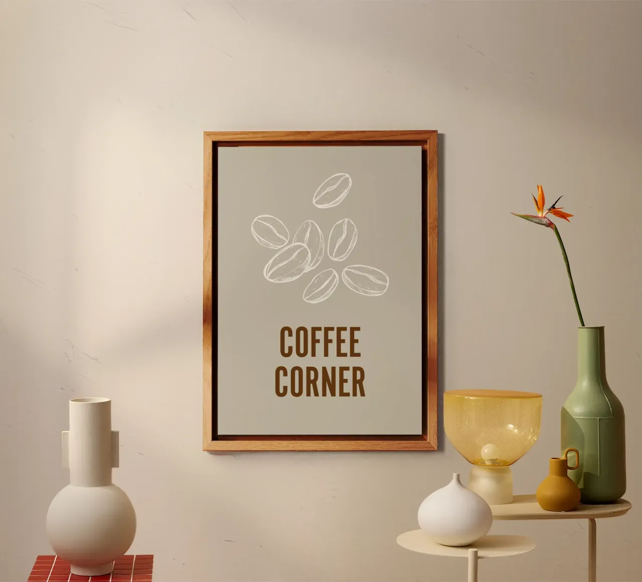 COFFEE CORNER forex plate by LisaArtes