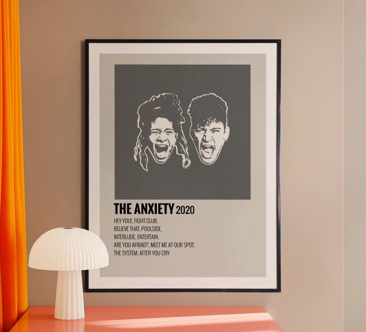 THE ANXIETY 2020 Poster von SoundStudio