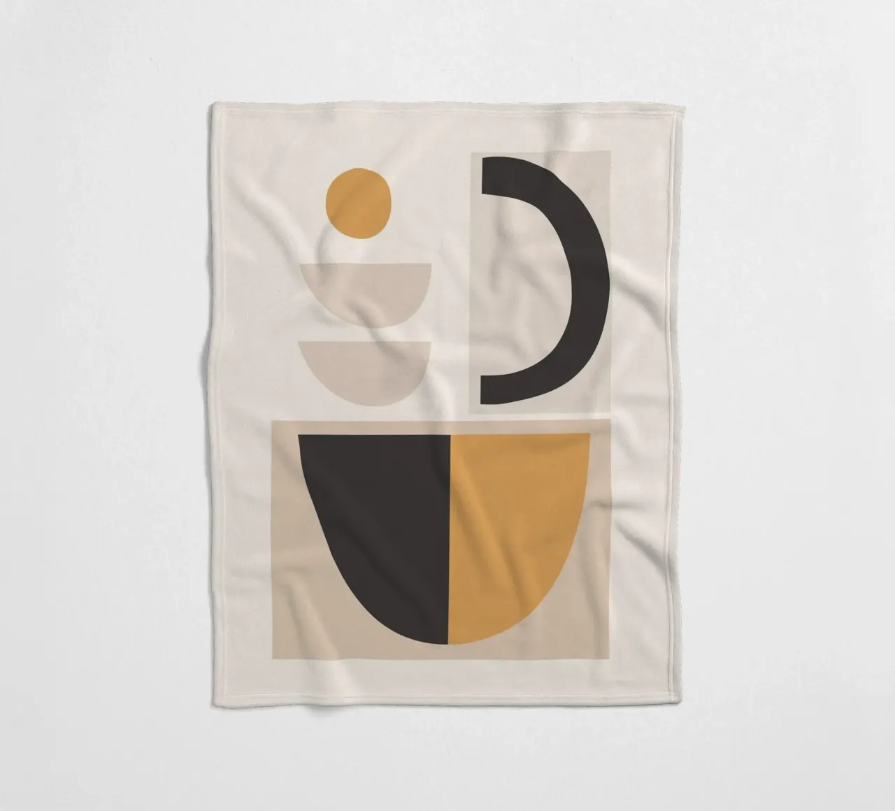 Forme astratte minimali 78 coperta in pile da ThingDesign