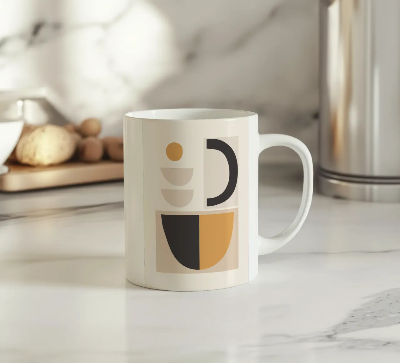 Forme astratte minimali 78 tazza in ceramica da ThingDesign