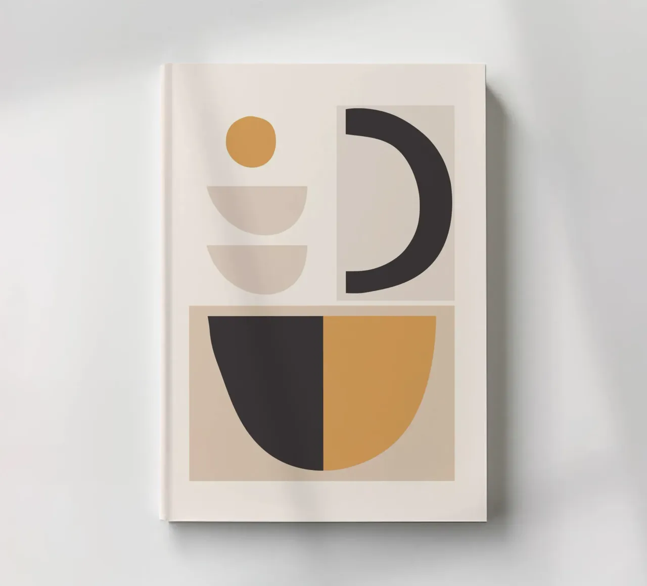 Minimal Abstract Shapes 78 notebook by ThingDesign