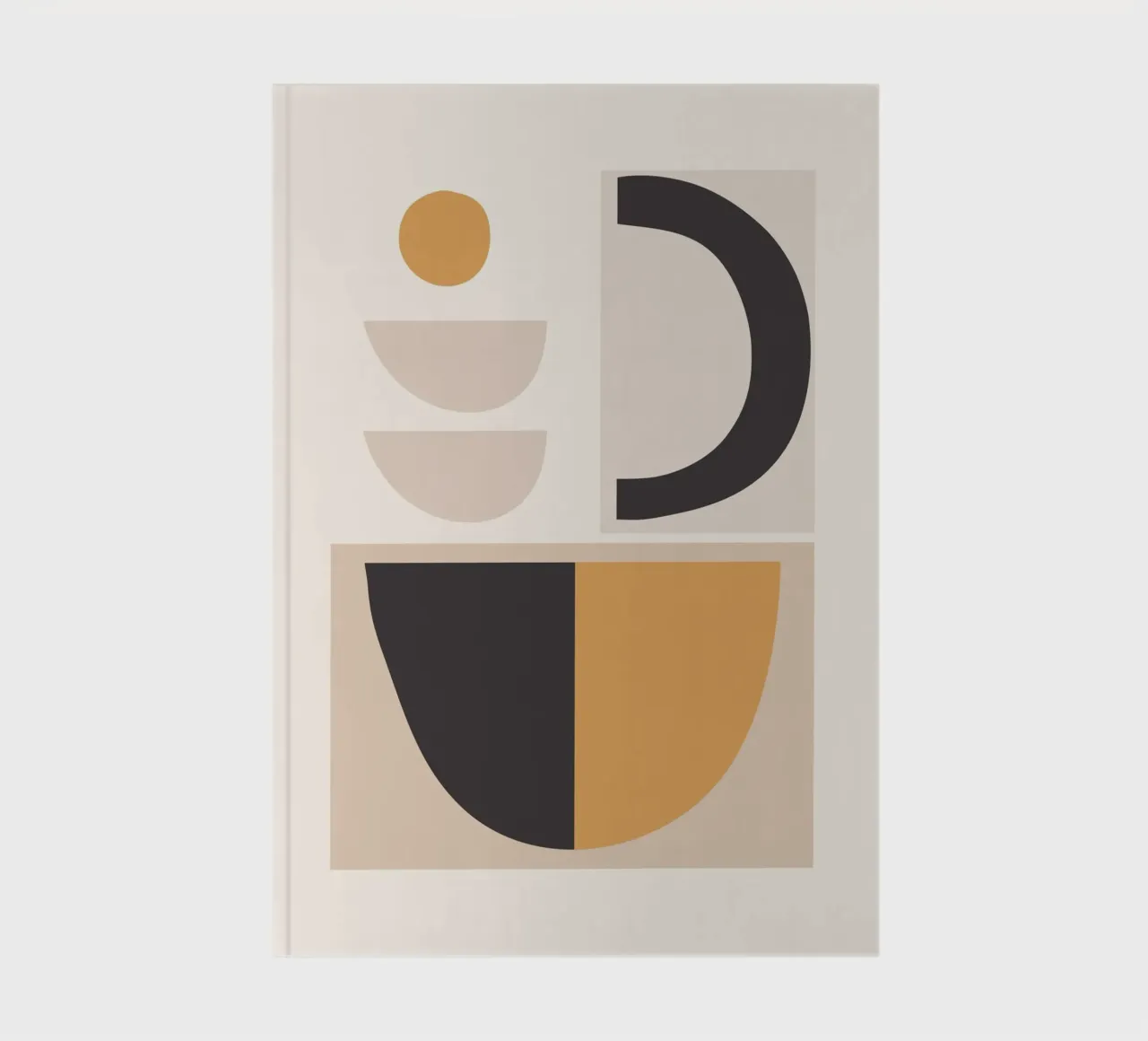 Minimal Abstract Shapes 78 notebook by ThingDesign