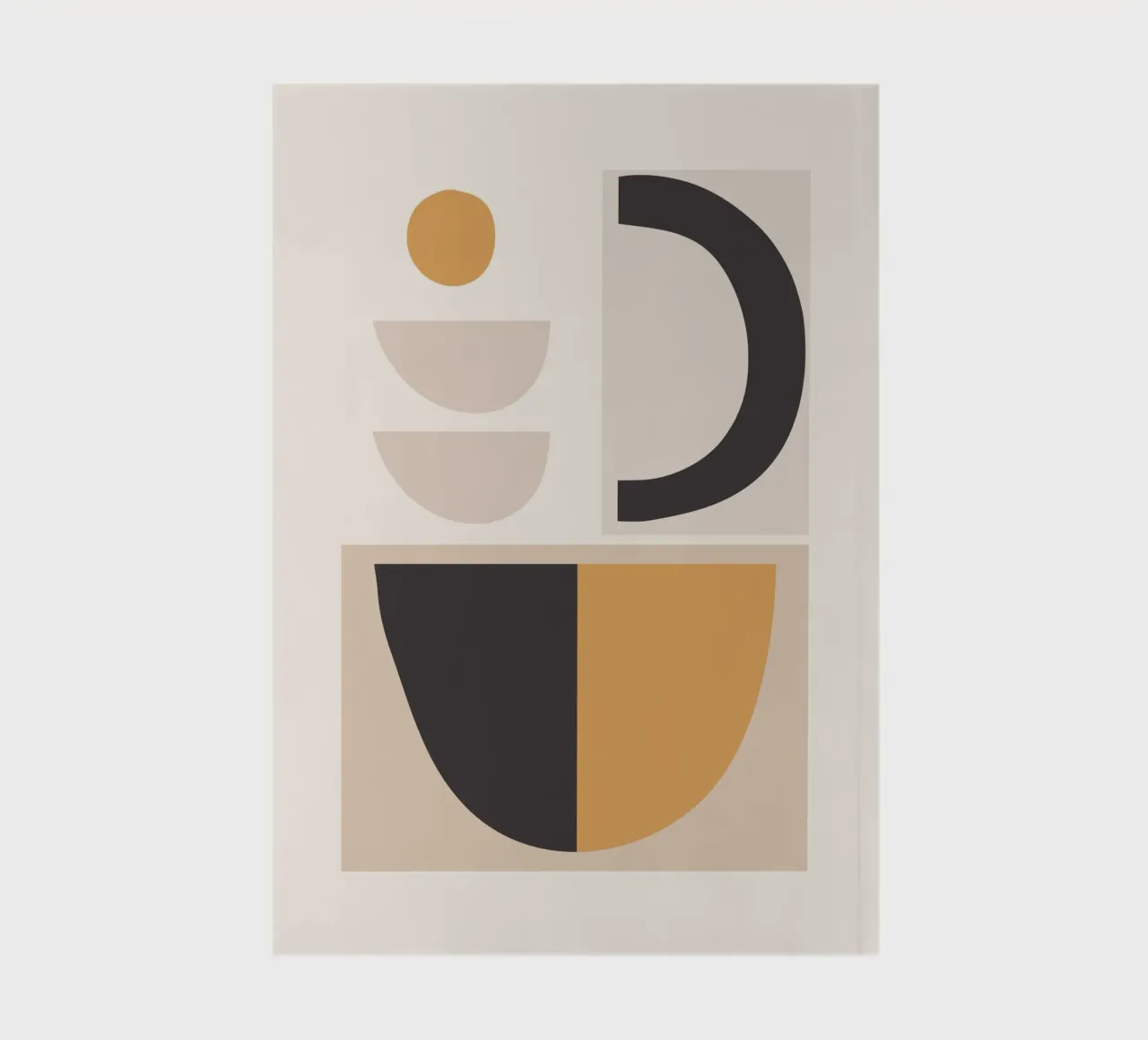 Minimal Abstract Shapes 78 notebook by ThingDesign