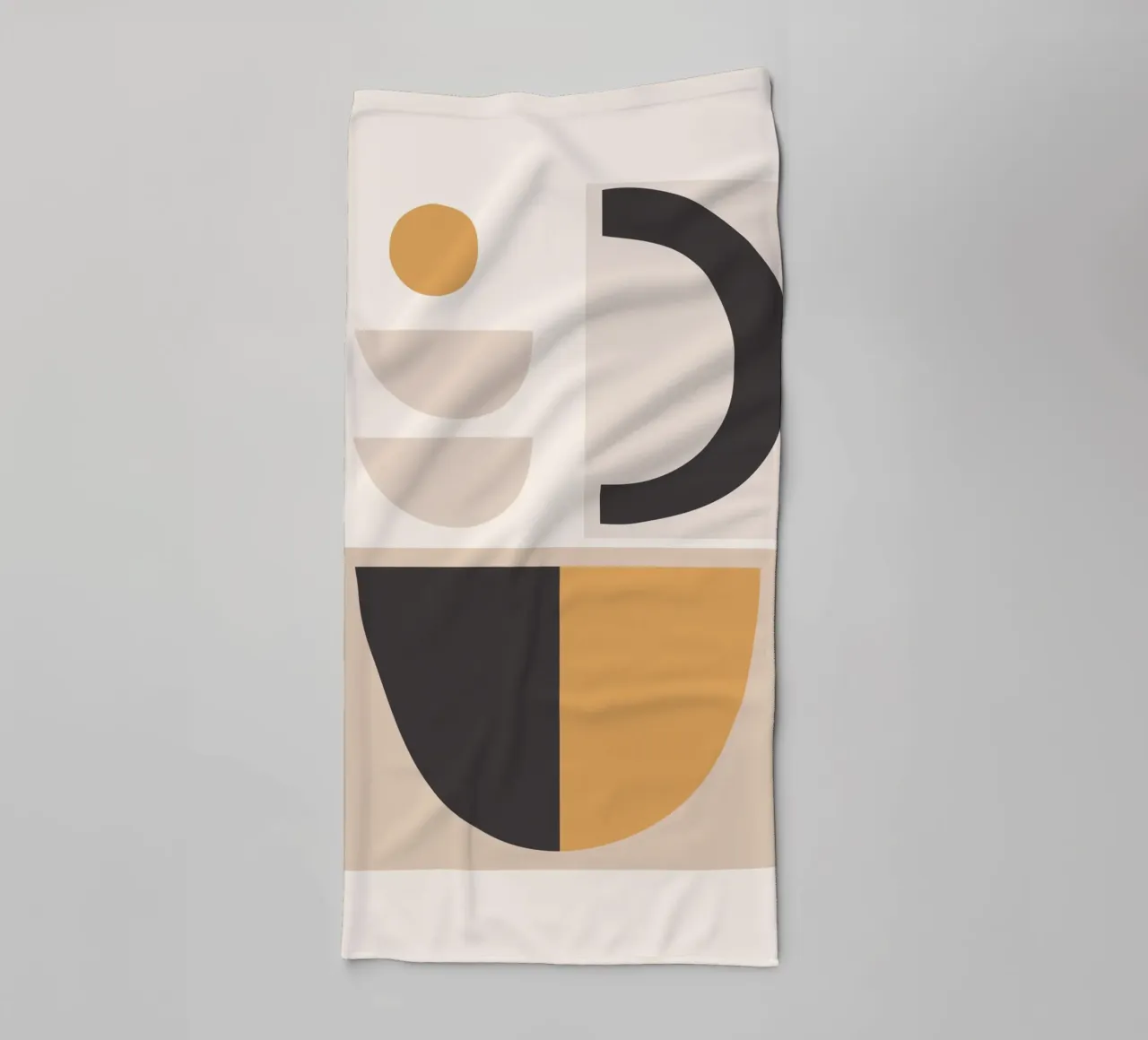 Minimal Abstract Shapes 78 towel by ThingDesign