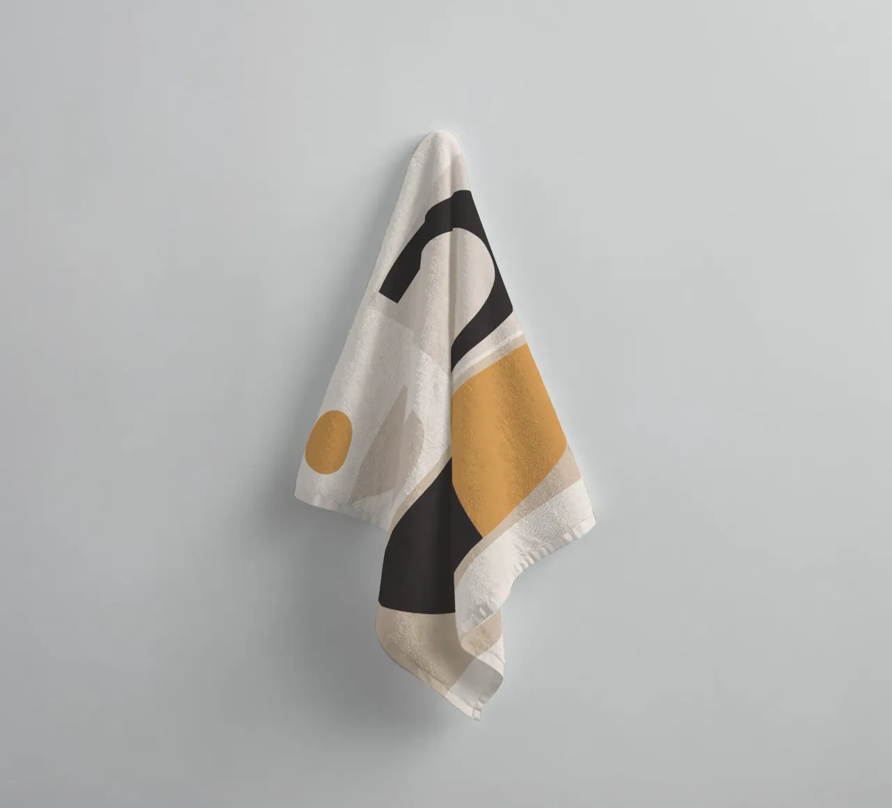 Minimal Abstract Shapes 78 towel by ThingDesign
