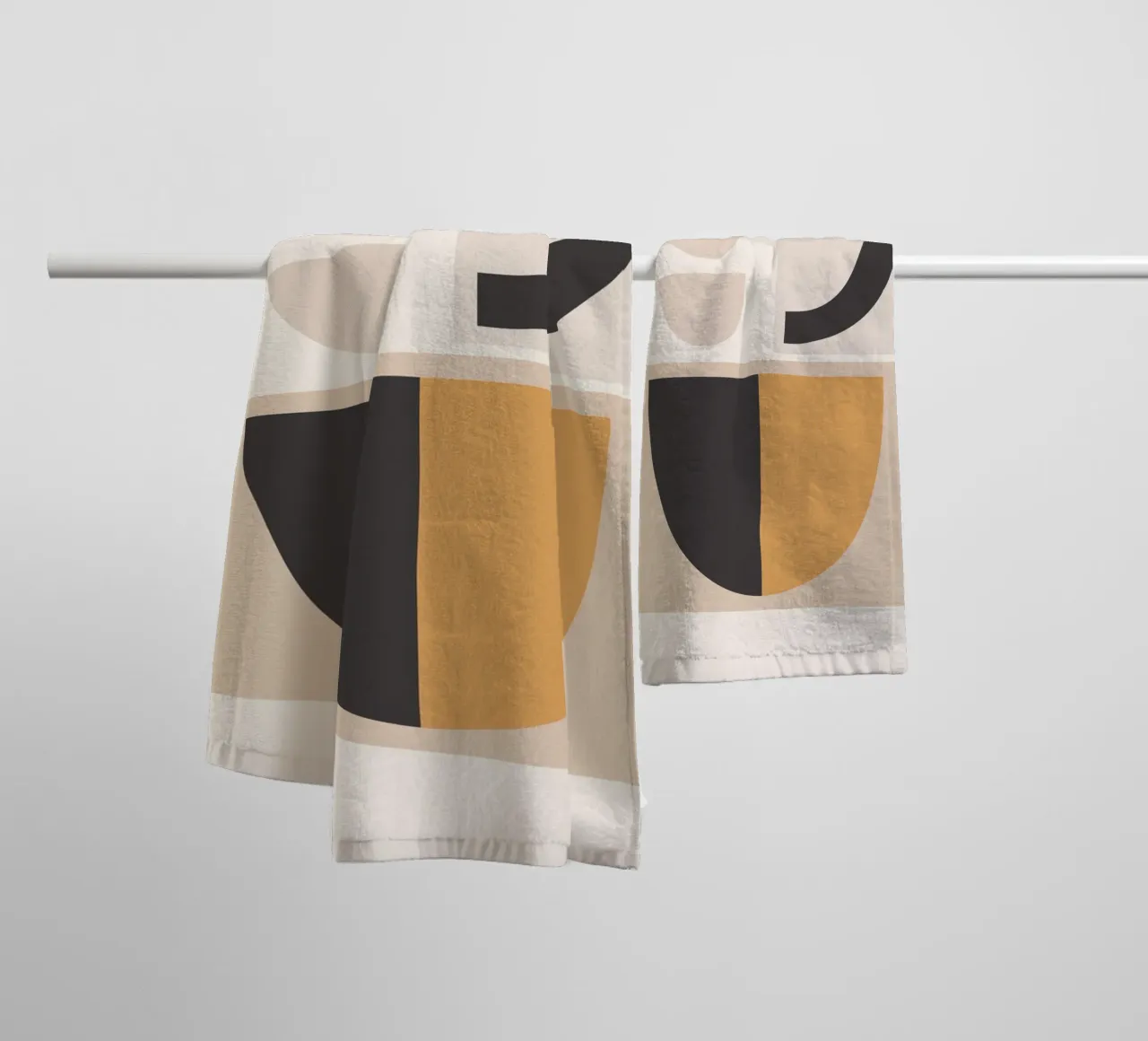 Minimal Abstract Shapes 78 towel by ThingDesign