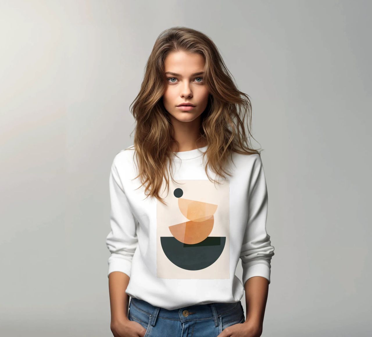 Forme astratte minimali 18 felpa da ThingDesign