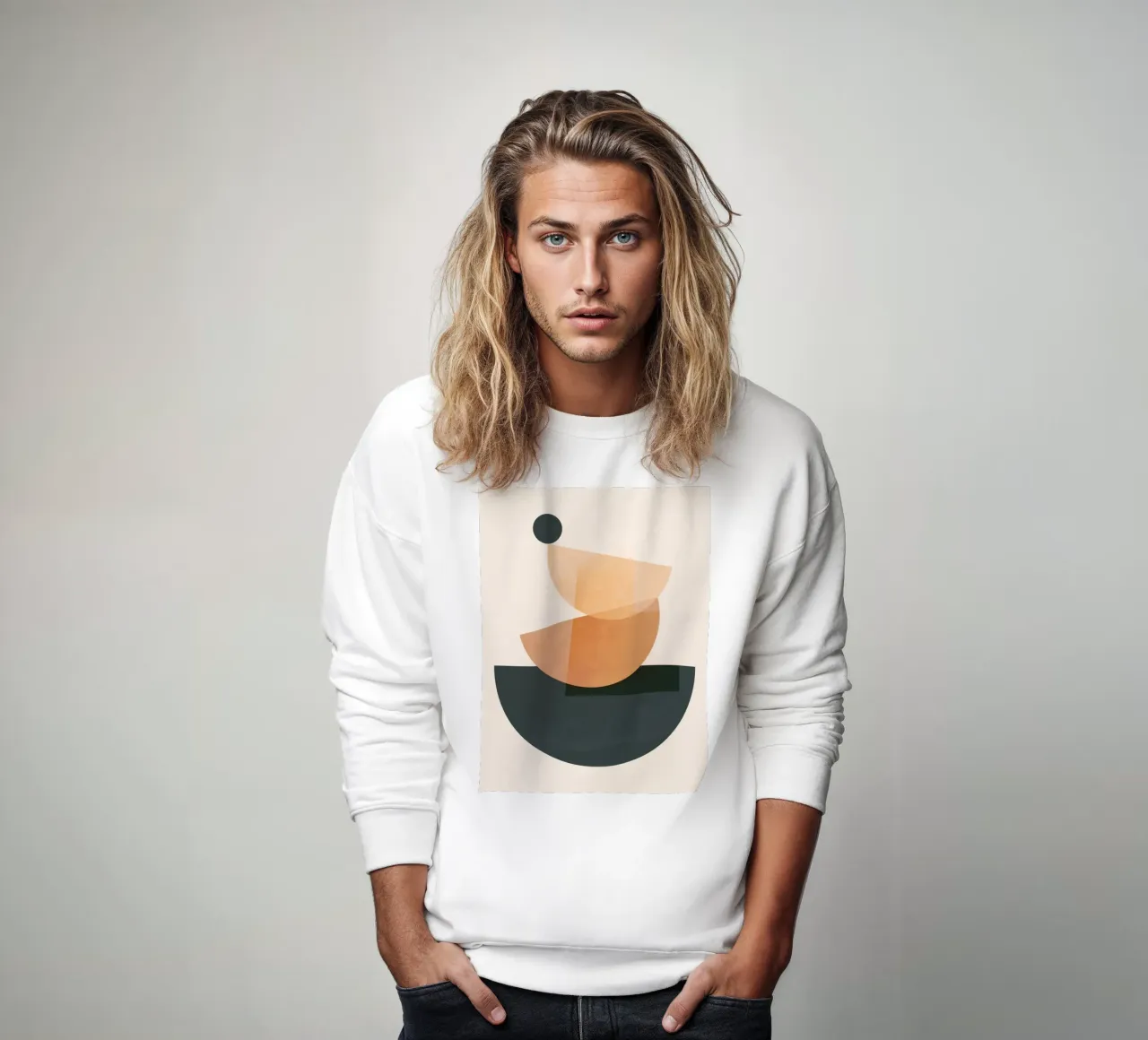 Minimal Abstract Shapes 18 sweatshirt by ThingDesign
