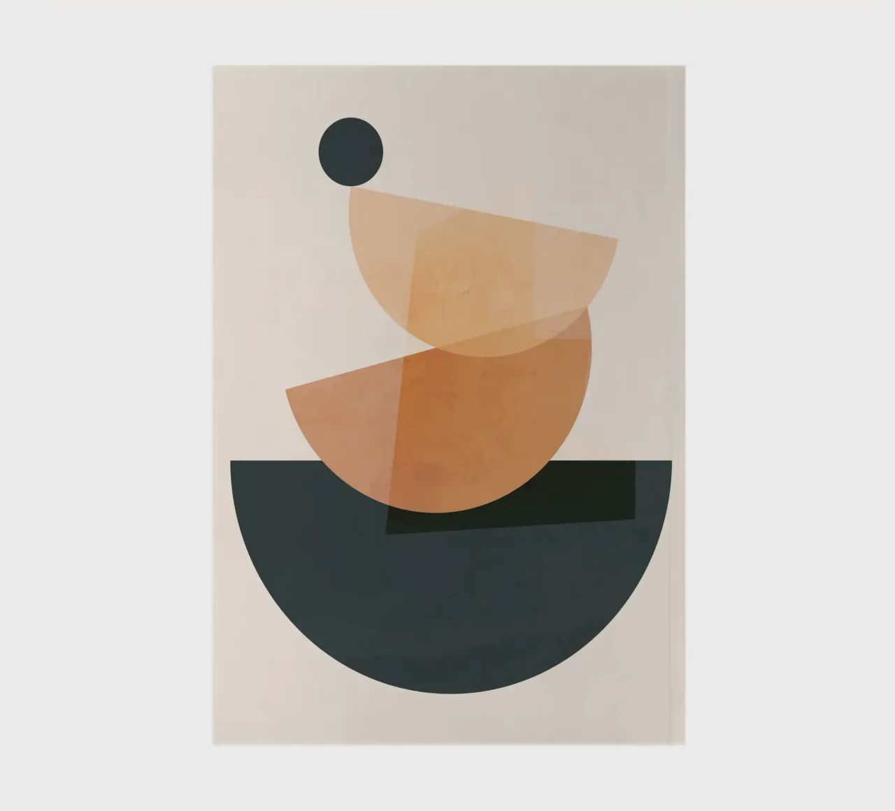 Minimal Abstract Shapes 18 notebook by ThingDesign